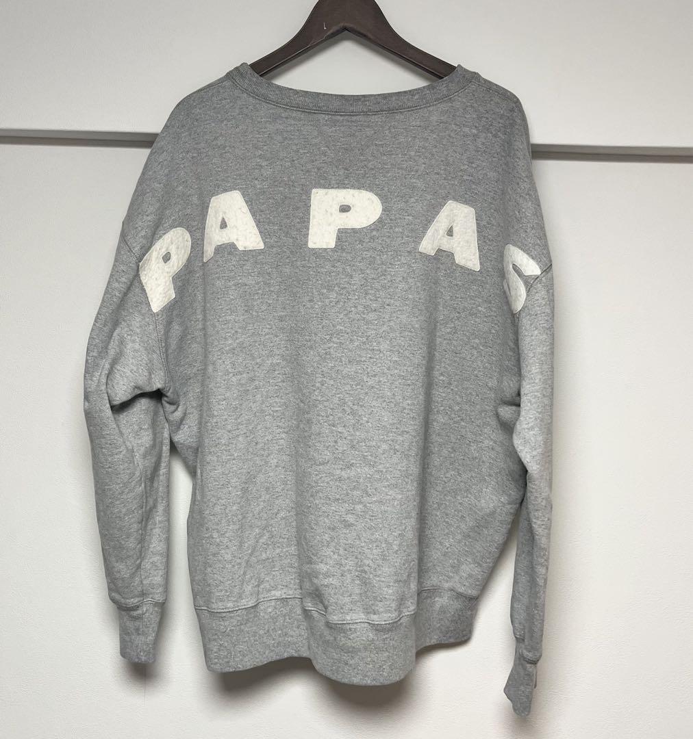 Papas グレー スウェット トレーナー　USA製