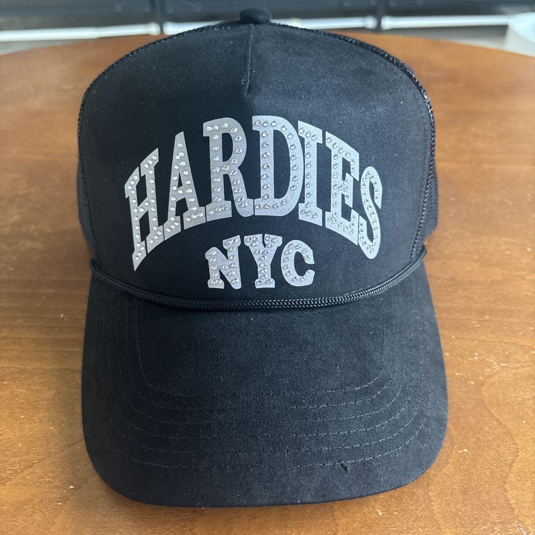 帽子 HARDIES NYC TRUCKER HATS SUEDE-BLACK