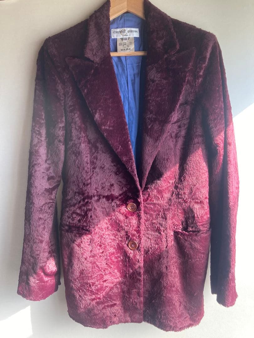 CORINNE COBSON バーガンディ ジャケット