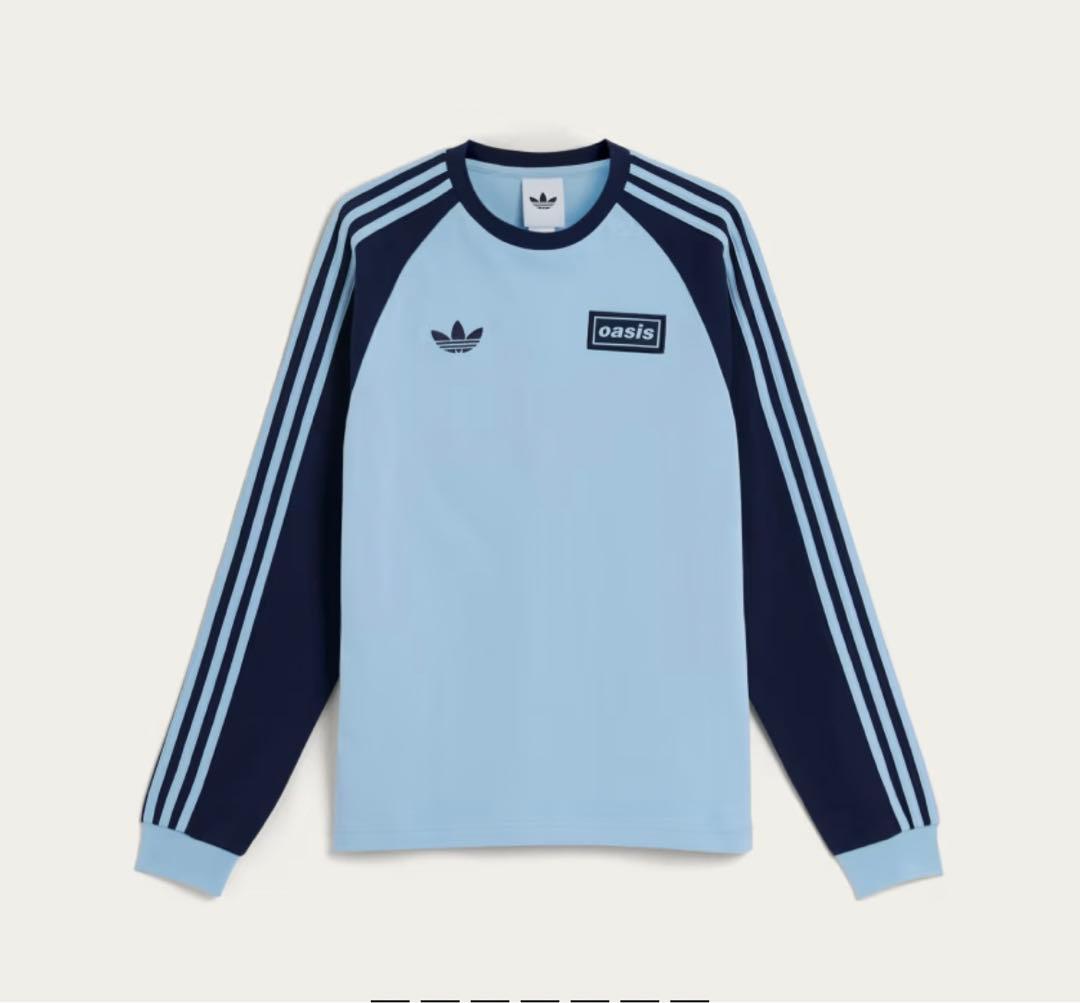 oasis× adidasツアースリーストライプス 長袖