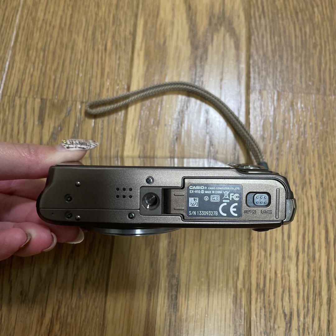CASIO デジタルカメラ EXILIM EX-H15 付属品完備 ブラウン