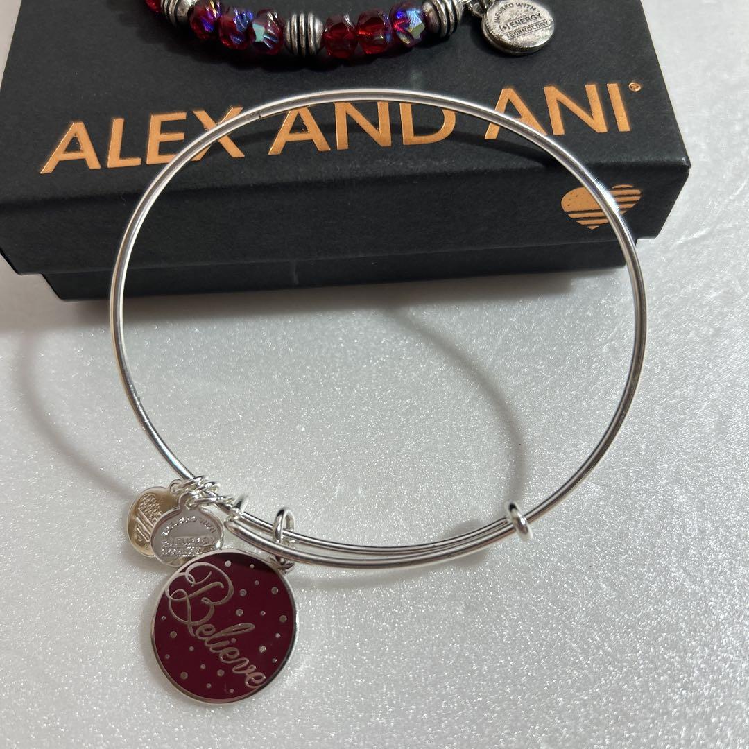 【Alex and Ani】チャームブレスレット ALEX AND ANI チャームバングル ビーズ ブレスレット 2個 セット