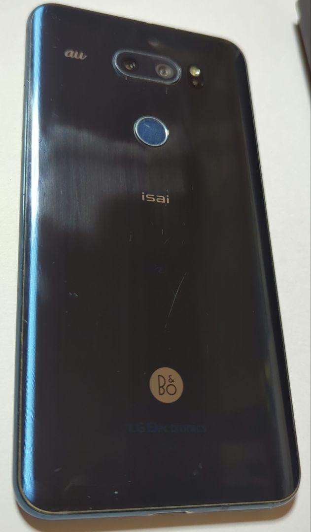 isai V30+ LGV35 au モロッカンブルー - メルカリ