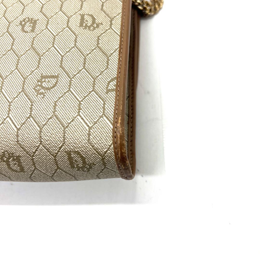 【極美品】Dior ショルダーバッグ ハニカム PVC レザー