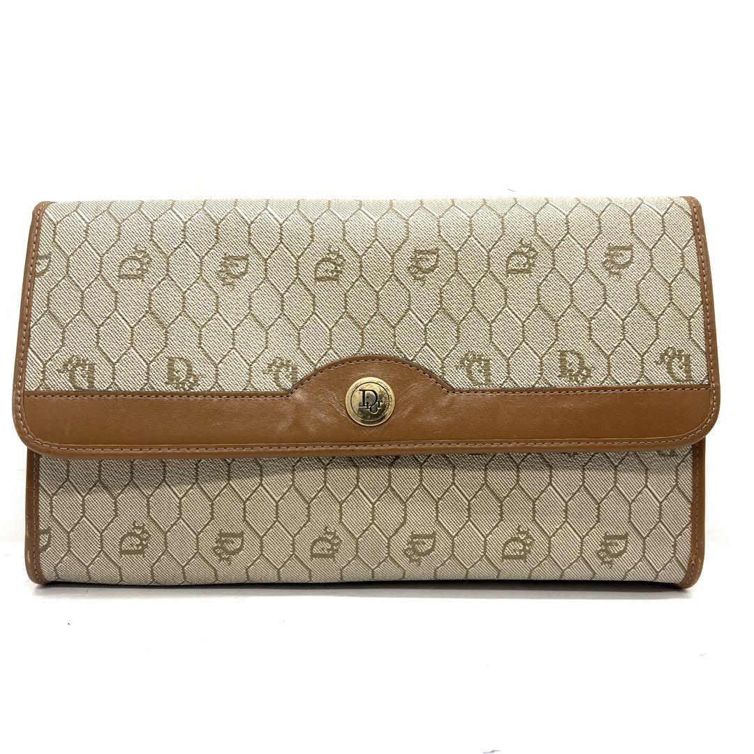 【極美品】Dior ショルダーバッグ ハニカム PVC レザー