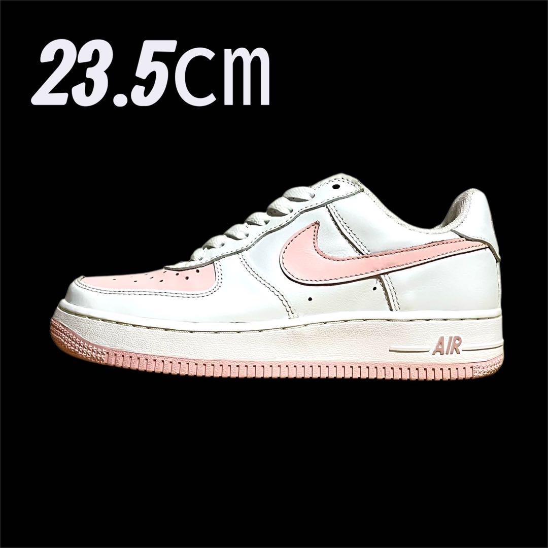 ★美品★NIKE AIRFORCE1 エアフォース ホワイト/ピンク 23.5㎝