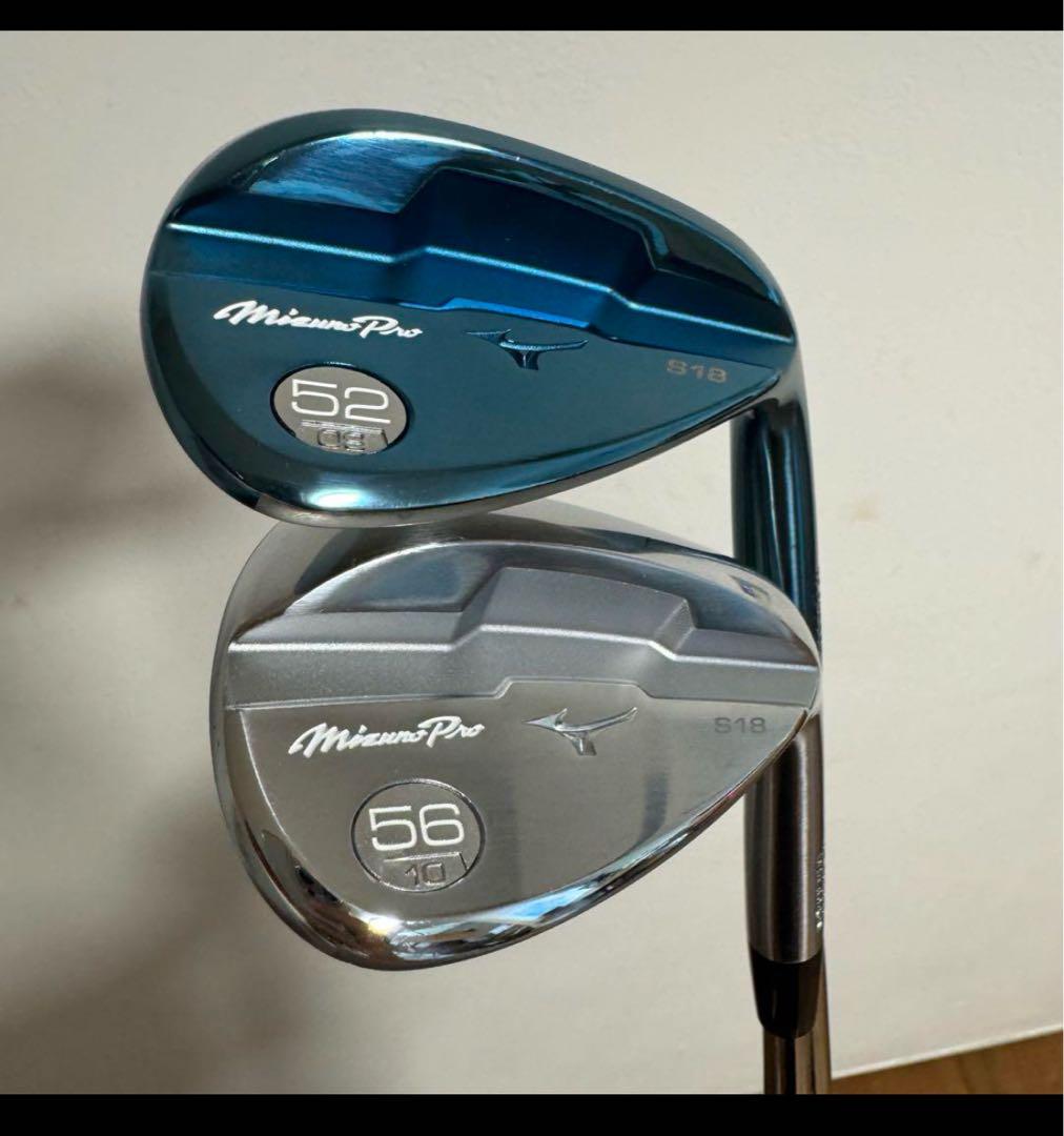 美品☆お買い得ミズノプロ S18 ウェッジ 52度 56度 2本セット