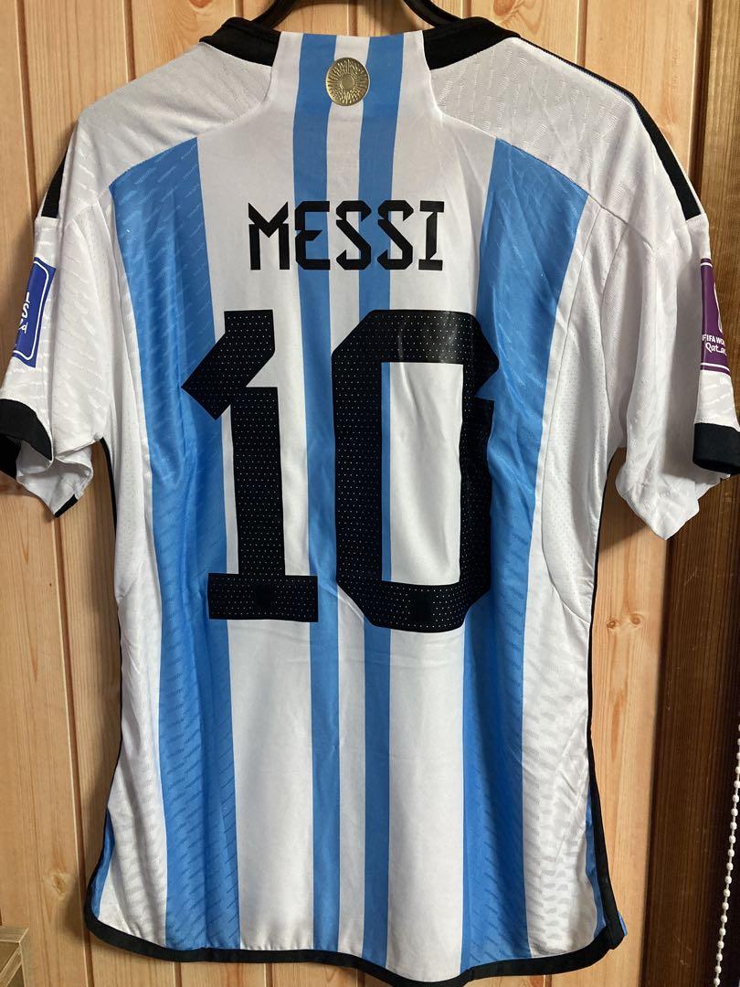 アルゼンチン代表 ユニフォーム ホーム 半袖 #10 メッシ Lサイズ