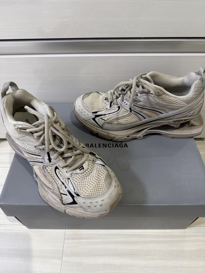 新色 21SS【BALENCIAGA】TRACK トラック スニーカー ベージュ