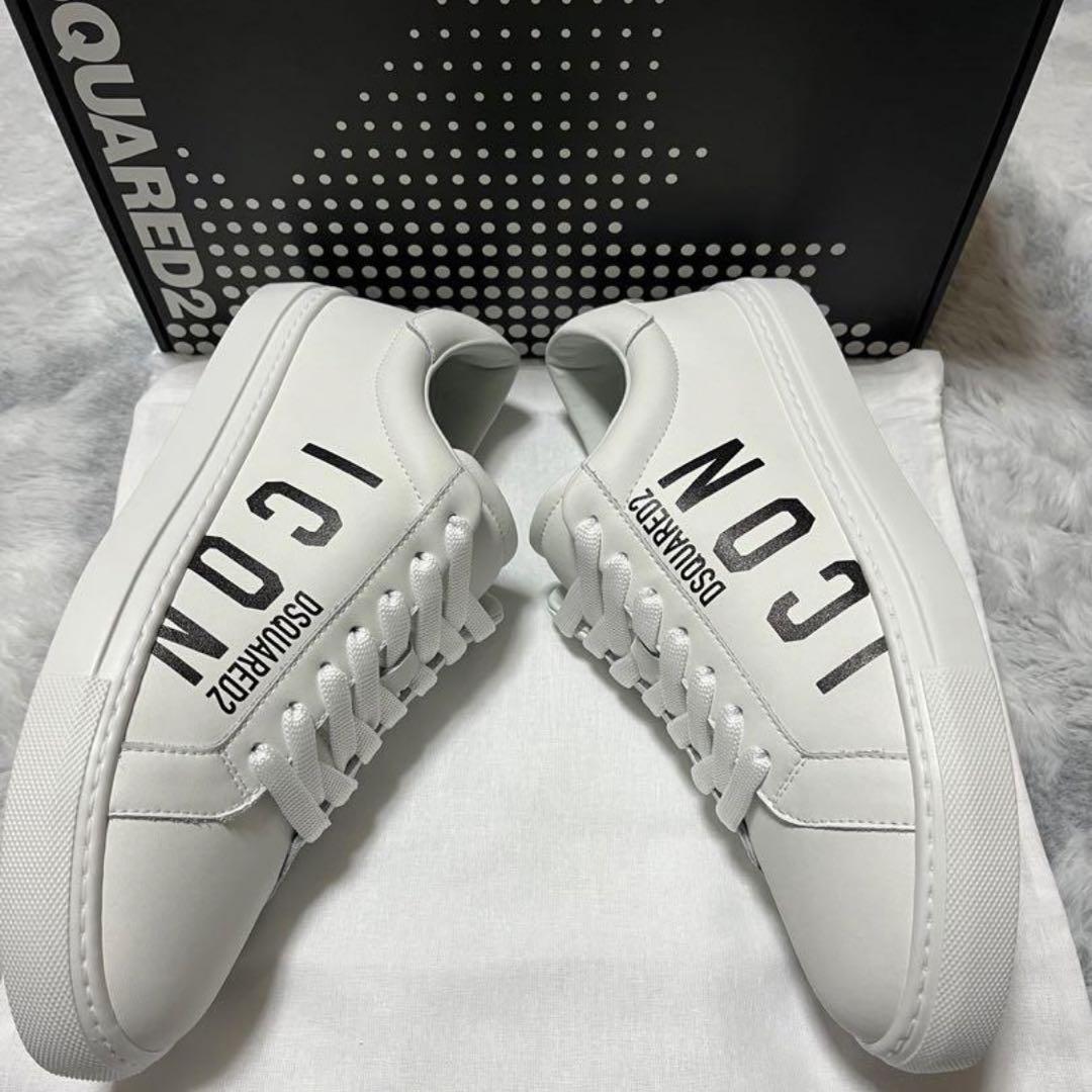 【DSQUARED2】ロゴ レザー スニーカー *送料/関税込み* LkkPqRcnTG8a.jpg?width=768