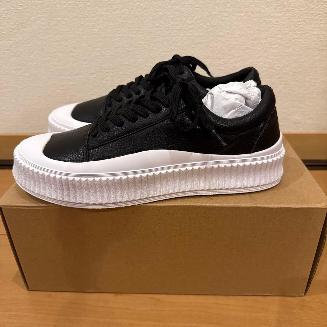 COMME CA MEN スニーカー ブラック/ホワイト