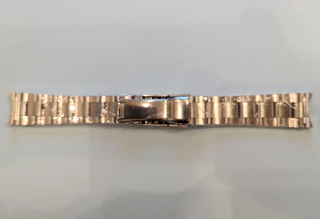 ロレックス用 互換オイスターブレス バックルロック付 鏡面仕上げ20mm 値下げ