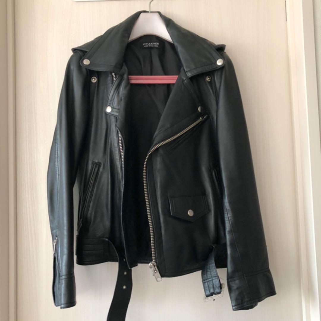 M肌触りがいいjtp Leathers 本革ラムレザーライダースジャケット 黒 パーカー 36 ライダースジャケット レディース M 11 970 Www Epmhv Quito Gob Ec