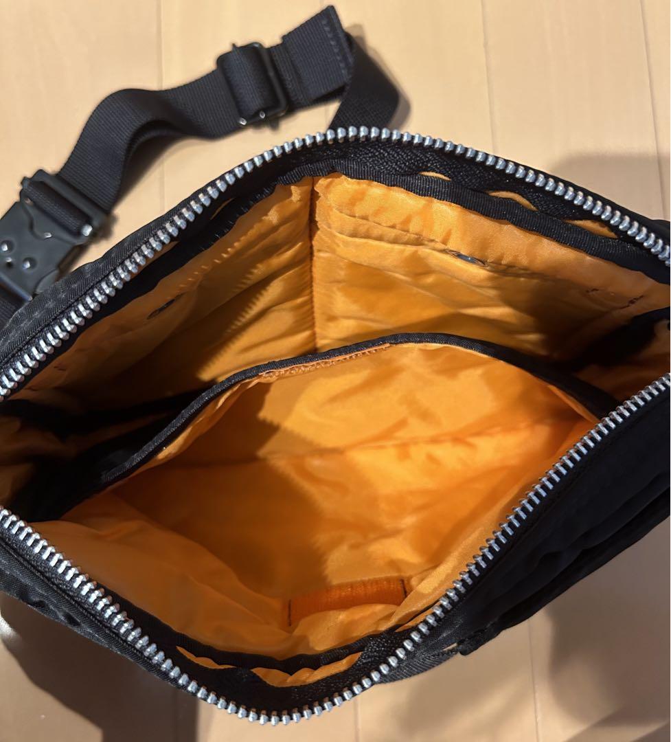 【美品】PORTER タンカー ボディバッグ ウエストバッグ ポーター 黒