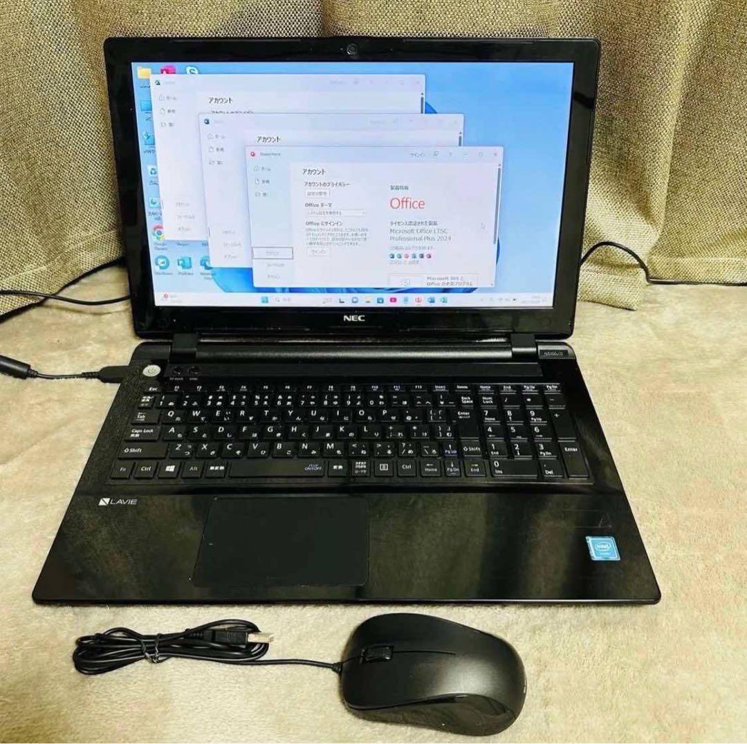 S13 NECノートパソコンSSD高速 Windows11オフィス2024付き