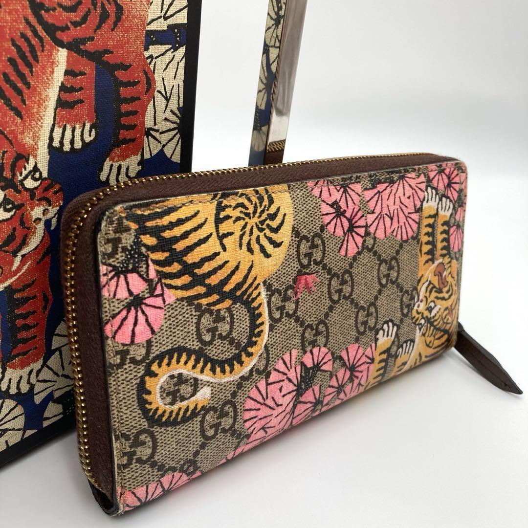GUCCIGGスプリーム タイガーヘッドラウンド 長財布 楽天市場】【未使用品】【財布】GUCCI グッチ GGスプリーム GG