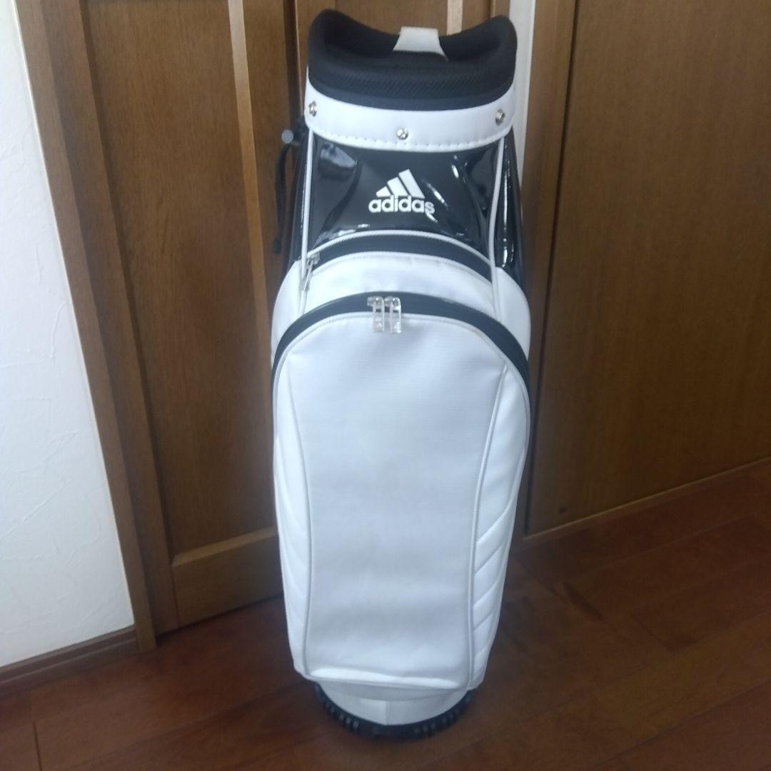 adidas ゴルフキャディバッグ 白黒