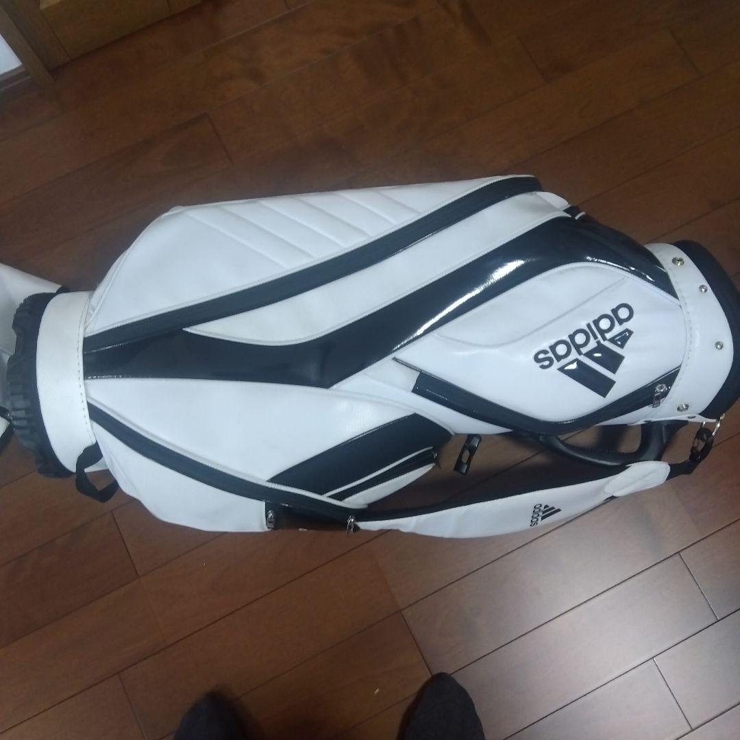 adidas ゴルフキャディバッグ 白黒