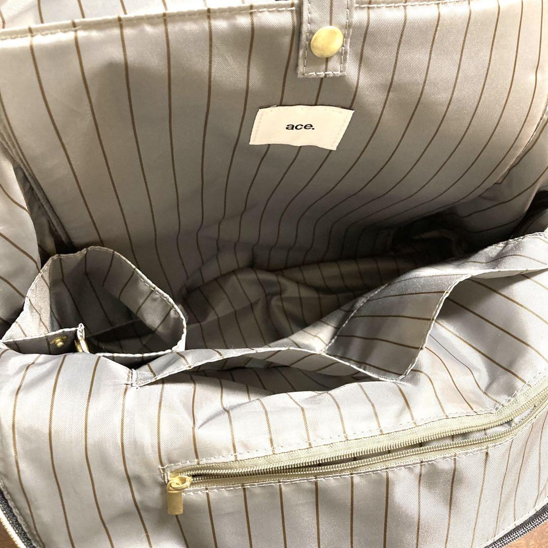 【極美品】ace.GENE エセンシア ナイロン ビジネス リュック ブラック