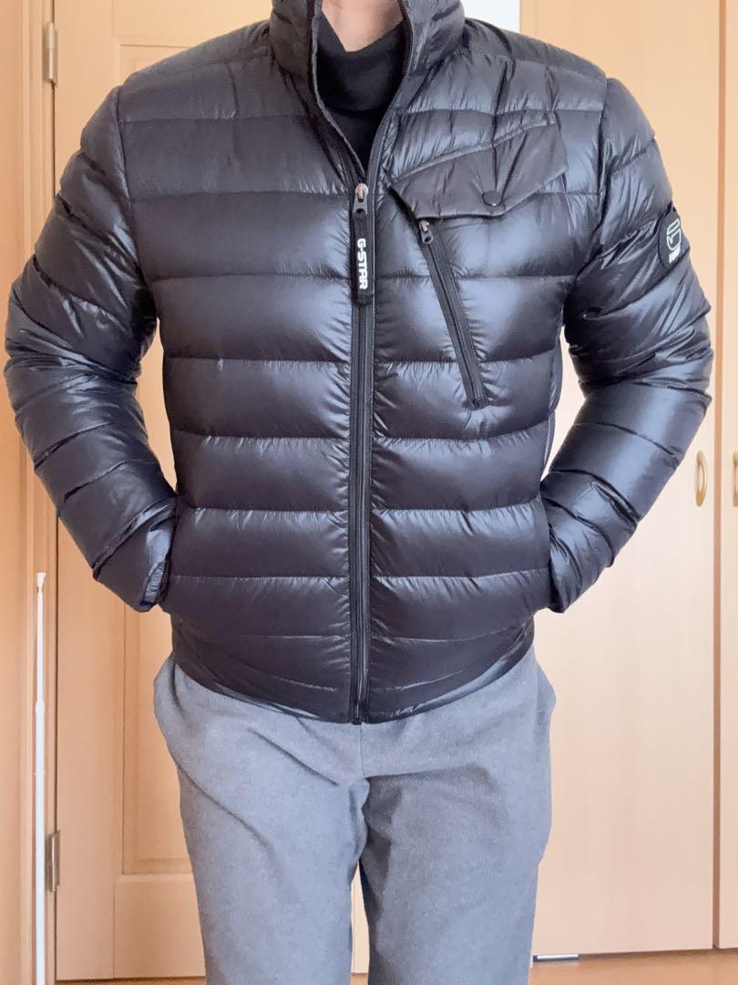 G-STAR RAW ジースターライダース ダウンジャケット黒 サイズＬ軽量