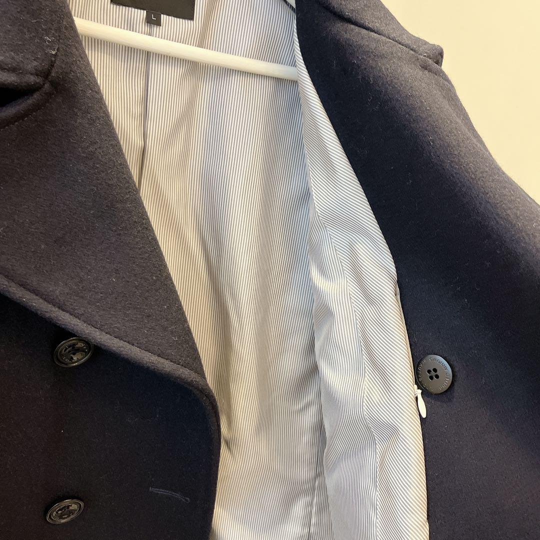 美品/b&yピーコートnavy