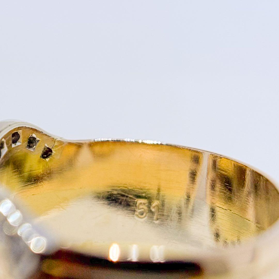 ⚪︎Cartier カルティエ 2C ダイヤ 750 K18 5.0g 11号