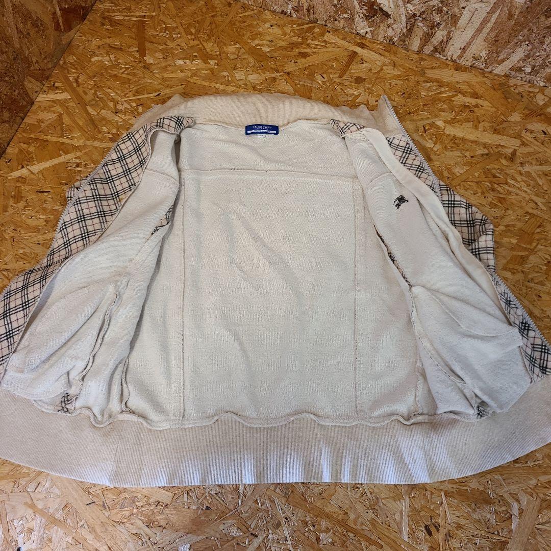 BURBERRY BLUE LABEL スウェット ブルゾン ベージュ