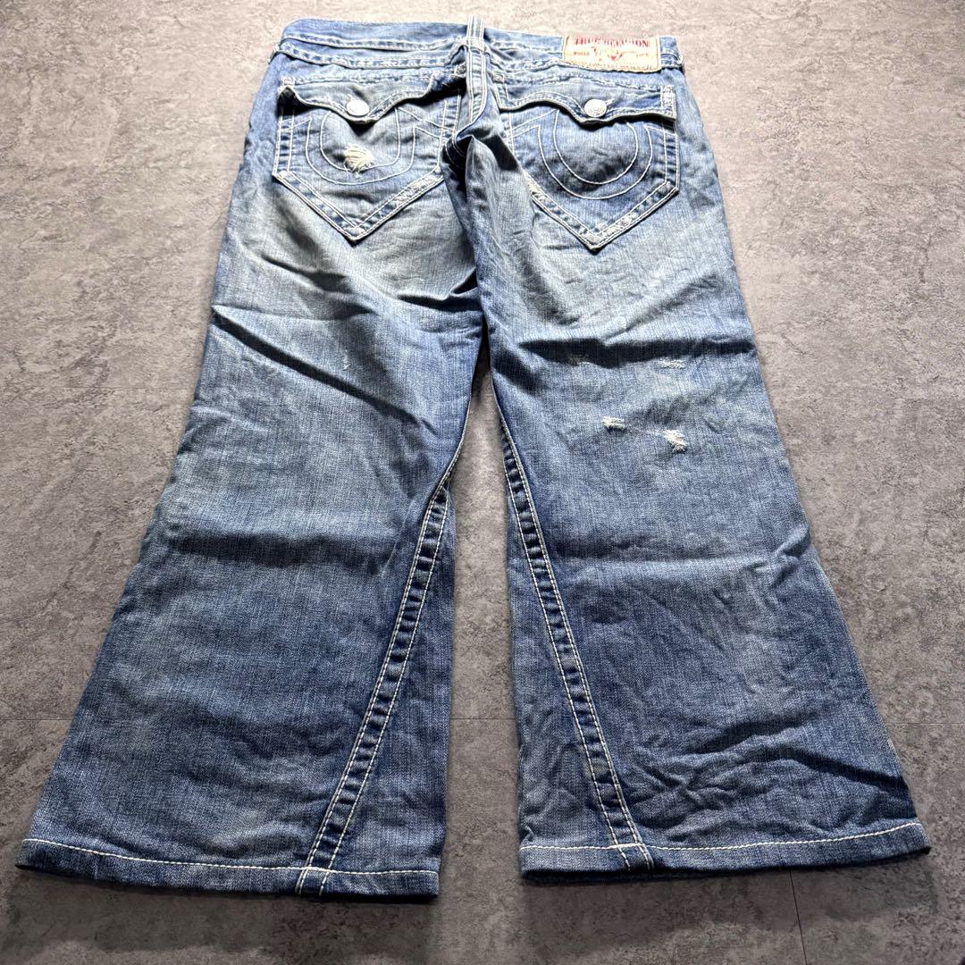 希少 USA TRUE RELIGION FRANKIE BIG T 太ステッチ