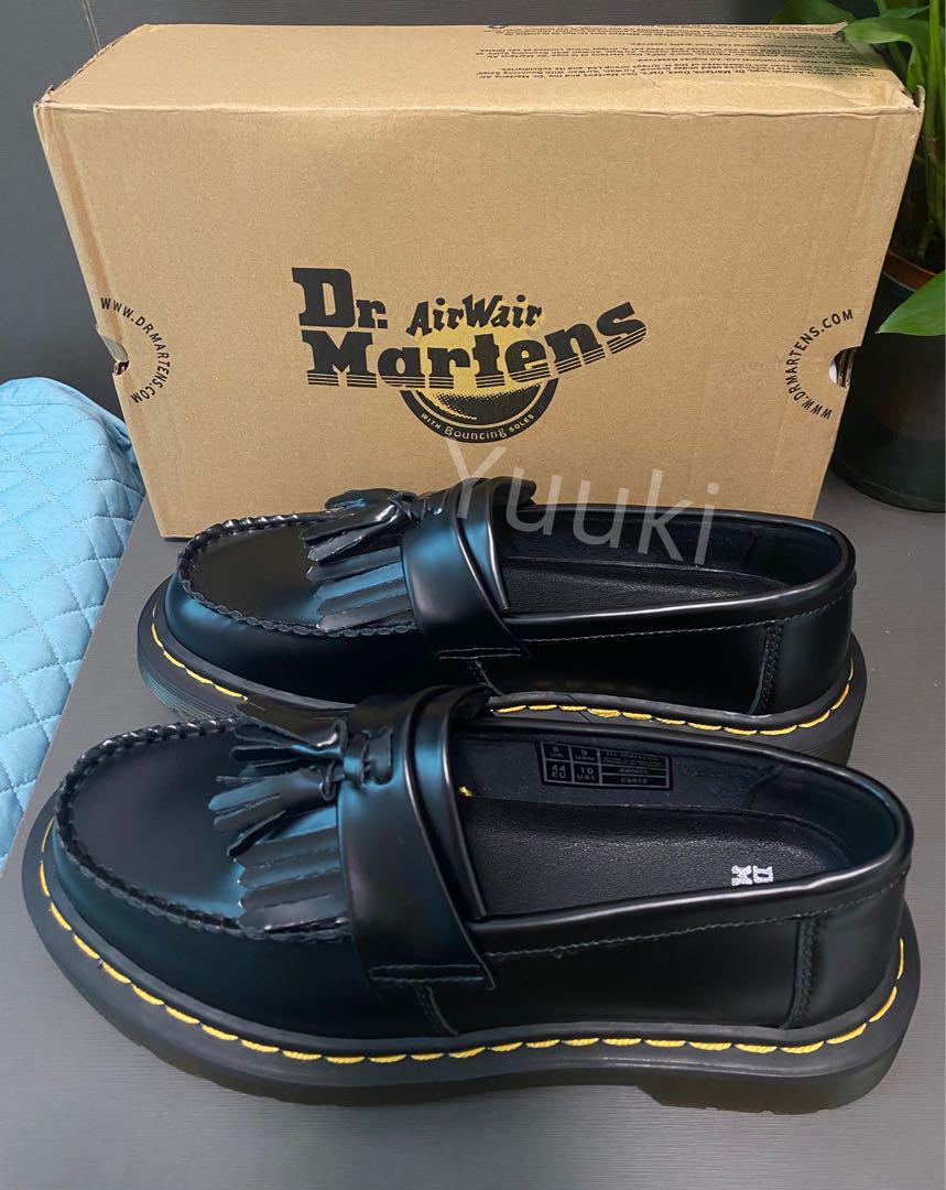 新品未使用Dr. Martens フリンジ付きローファー 黒26.5cm ☆☆☆