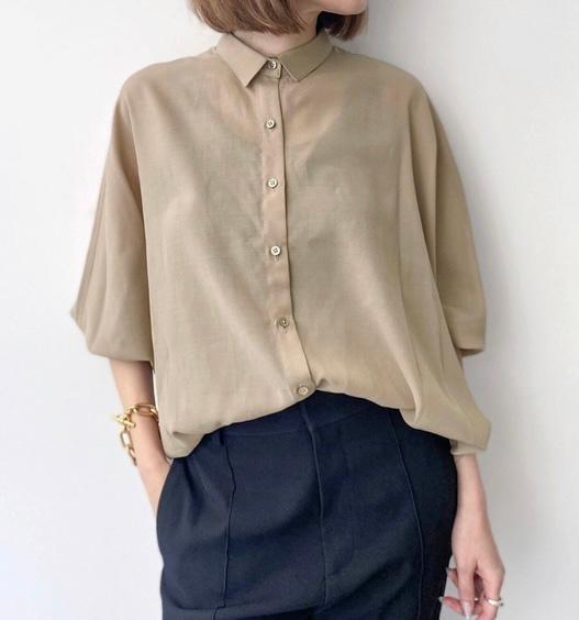 トップス L'Appartement Dolmansleeve Sheer Blouse