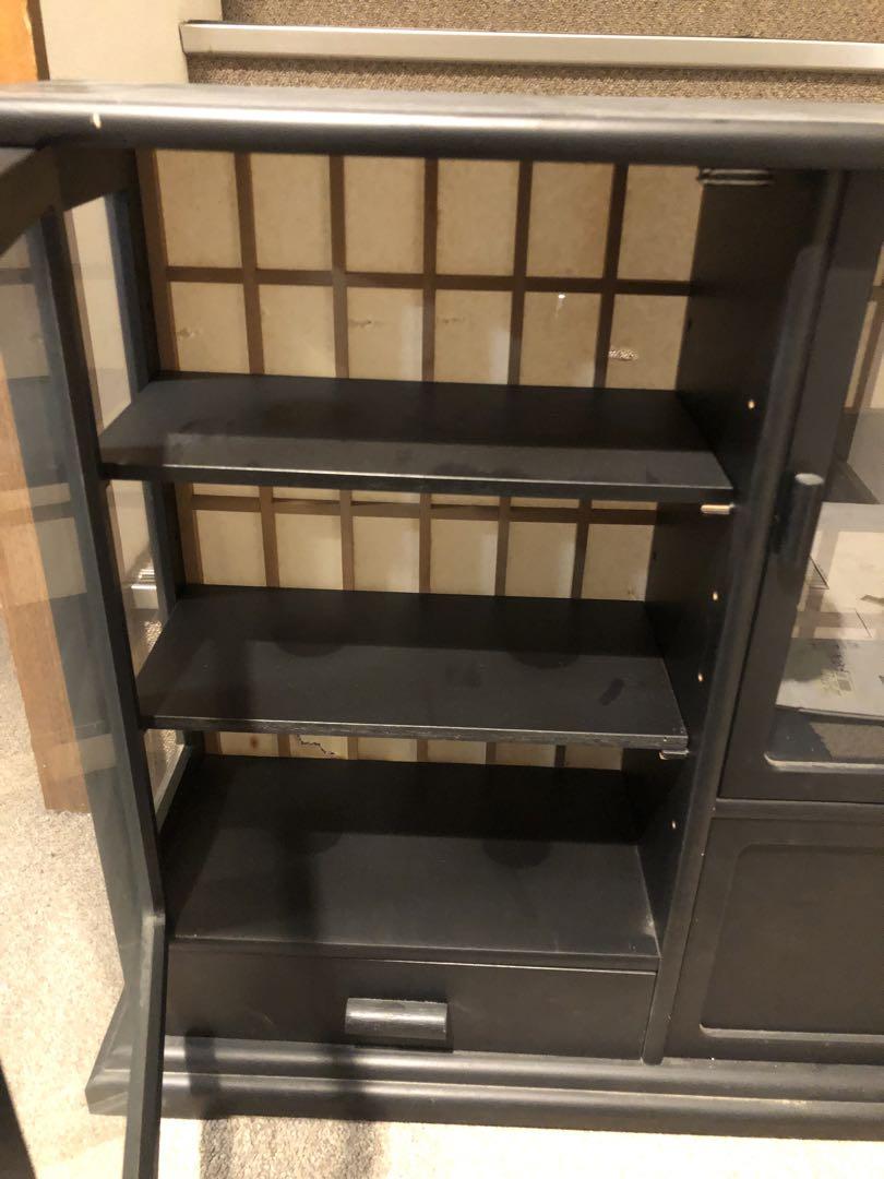 昭和レトロ　昭和家具　食器棚　古引き出し　古民家