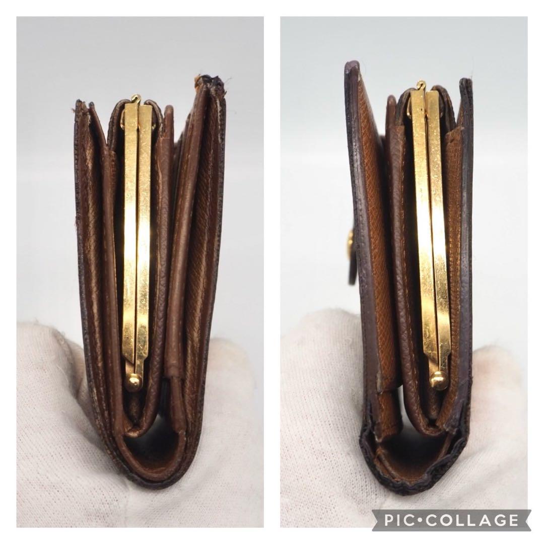 ルイヴィトン モノグラム ヴィエノワ 二つ 折り財布 財布 がま口