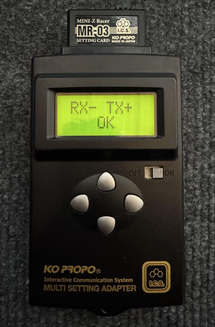 KO PROPO マルチ セッティング アダプター ミニッツ用カード