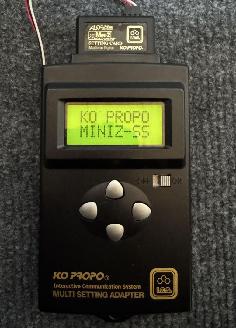 KO PROPO マルチ セッティング アダプター ミニッツ用カード