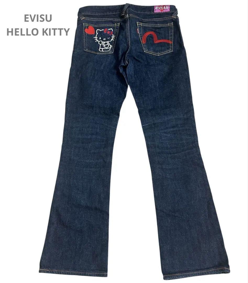 EVISU × HELLO KITTY コラボ ジーンズ エビス キティ デニム