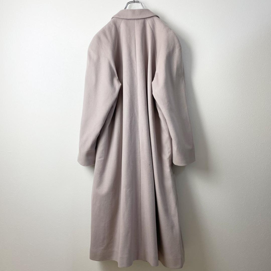 くださいⅦ レア 日本製 ダブル ロングコート IapR7-m30194147584 カシミヤ 100% イタリア生地 レディース