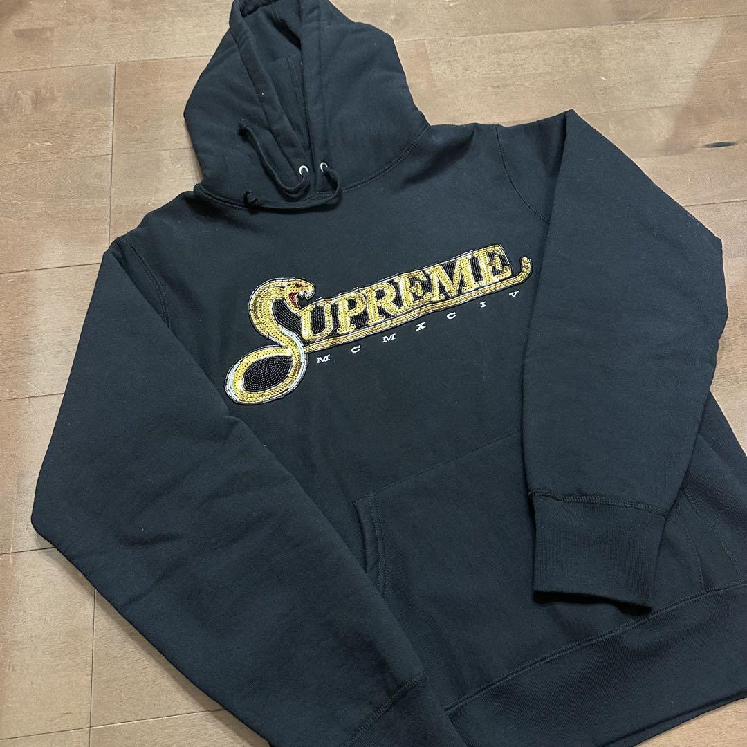 値下げしました！ 希少Supreme スネークロゴパーカー