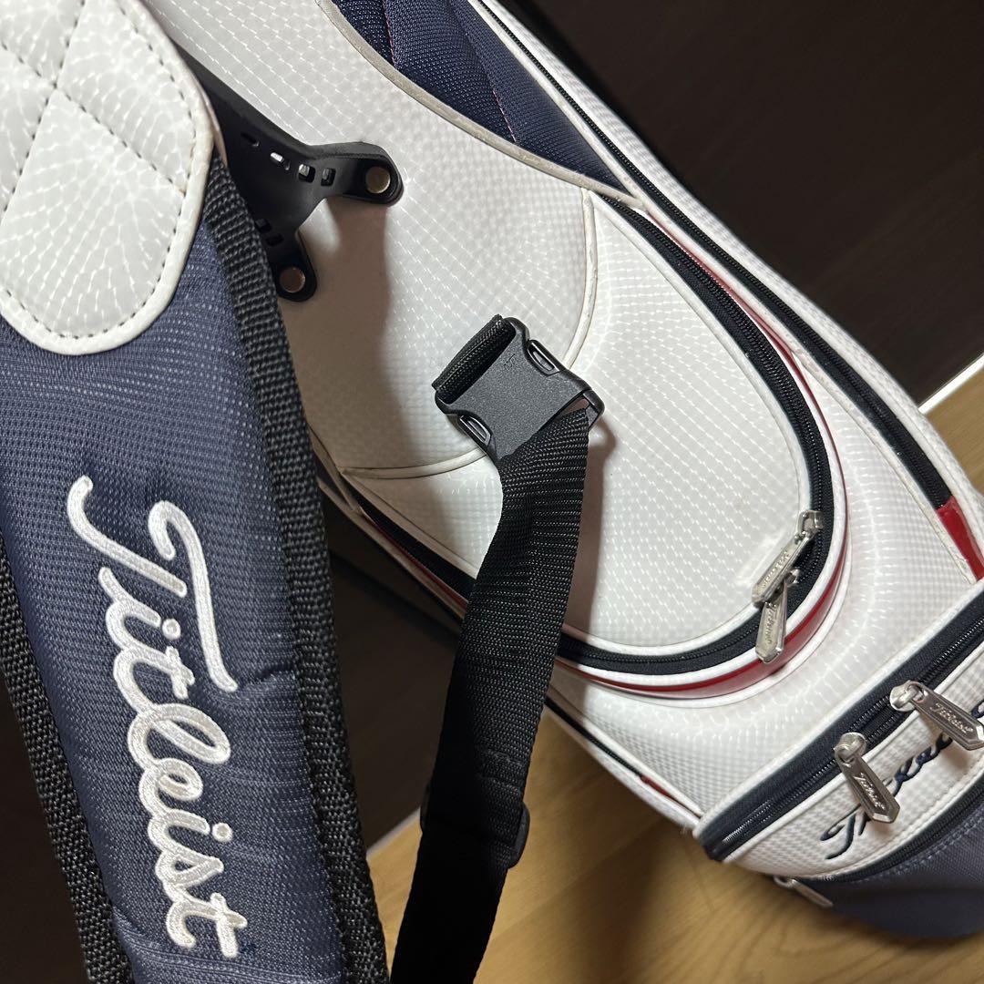 Titleist キャディバッグ ネイビー ホワイト ゴルフ 5分割