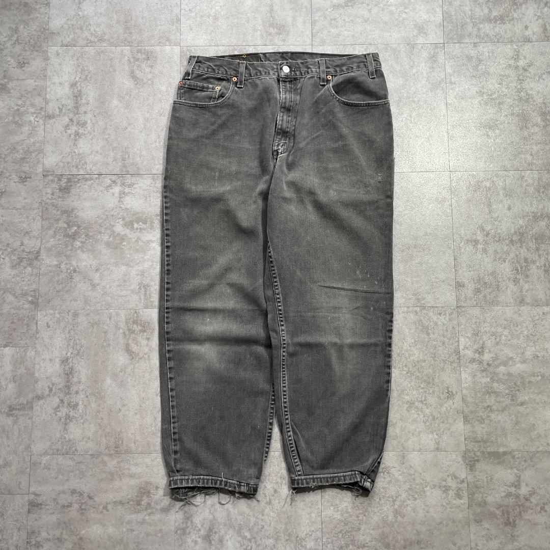 90s USA製 ブラックデニム リーバイス 560 W36 L34 90s USA製 Levi'sリーバイス 560 ブラック デニムパンツ w34 L34