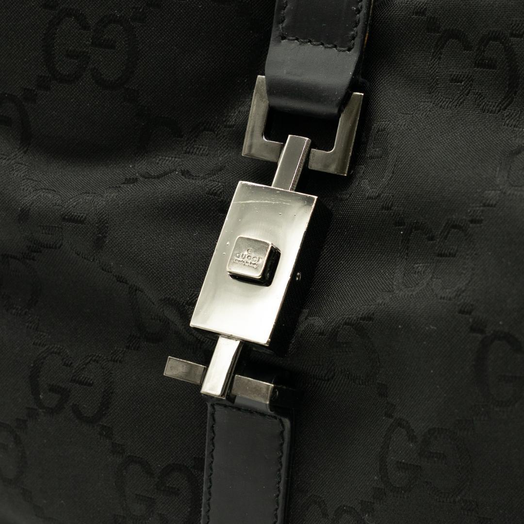 グッチ ジャッキーGG ハンドバッグ ブラック シルバー金具 レディース