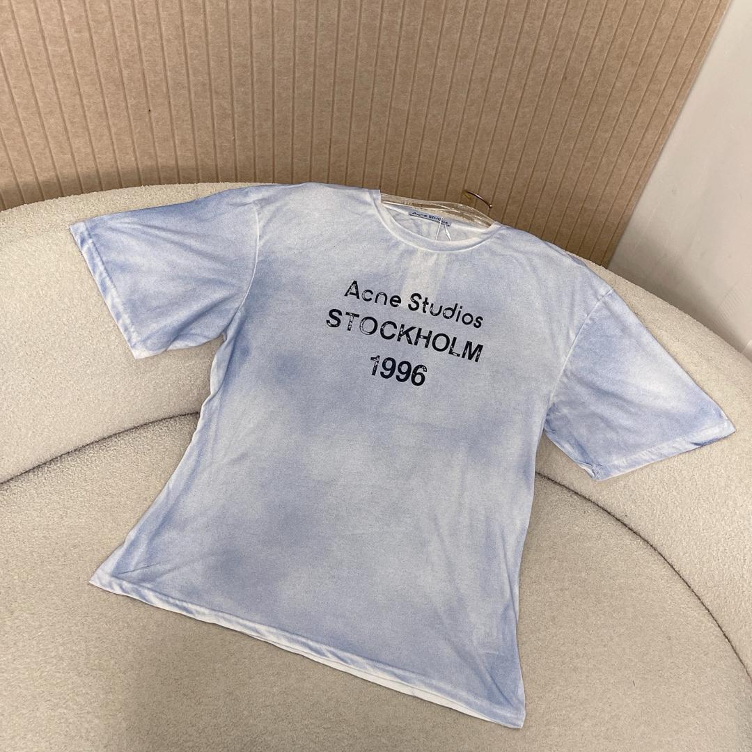 Acne Studios Tシャツ ライトブルー