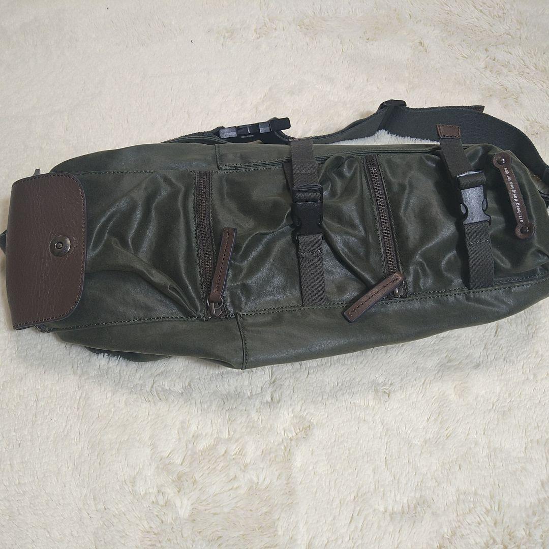 art-berg ボディバッグ 2way ウエストバッグ 美品