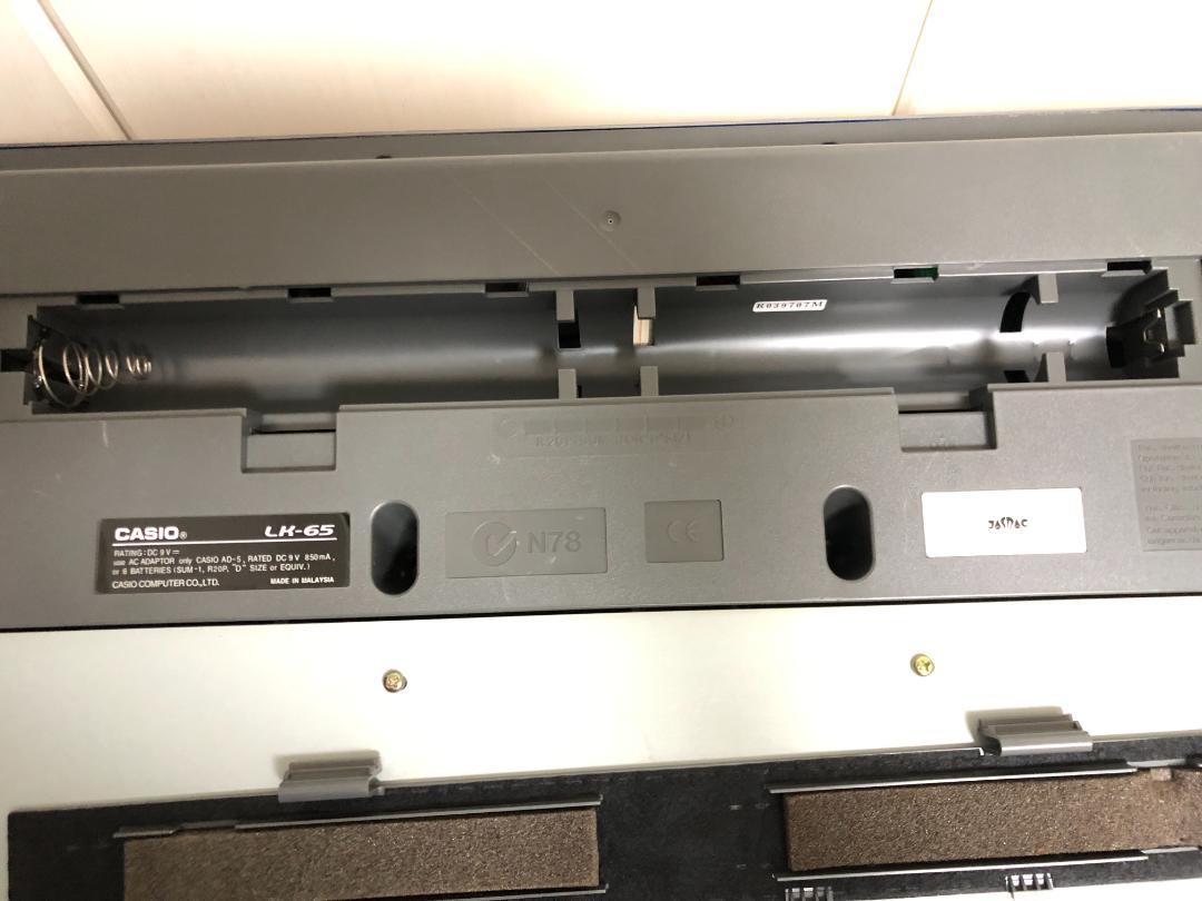 カシオ　電子キーボード　LK-65スタンド付き