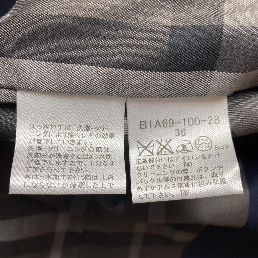 BURBERRY ネイビートレンチコート　三陽商会