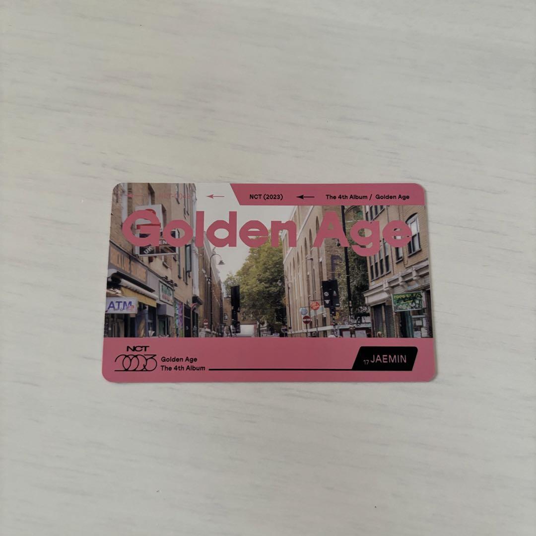 nct2023   ジェミン　golden age japan トレカ ジェミン NCT2023 Golden Age イヤーブックカード - メルカリ