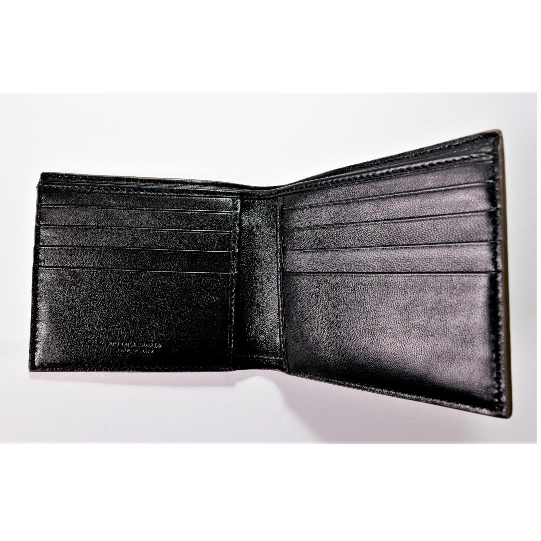 BOTTEGA VENETA イントレチャート 折り財布  アッシュ