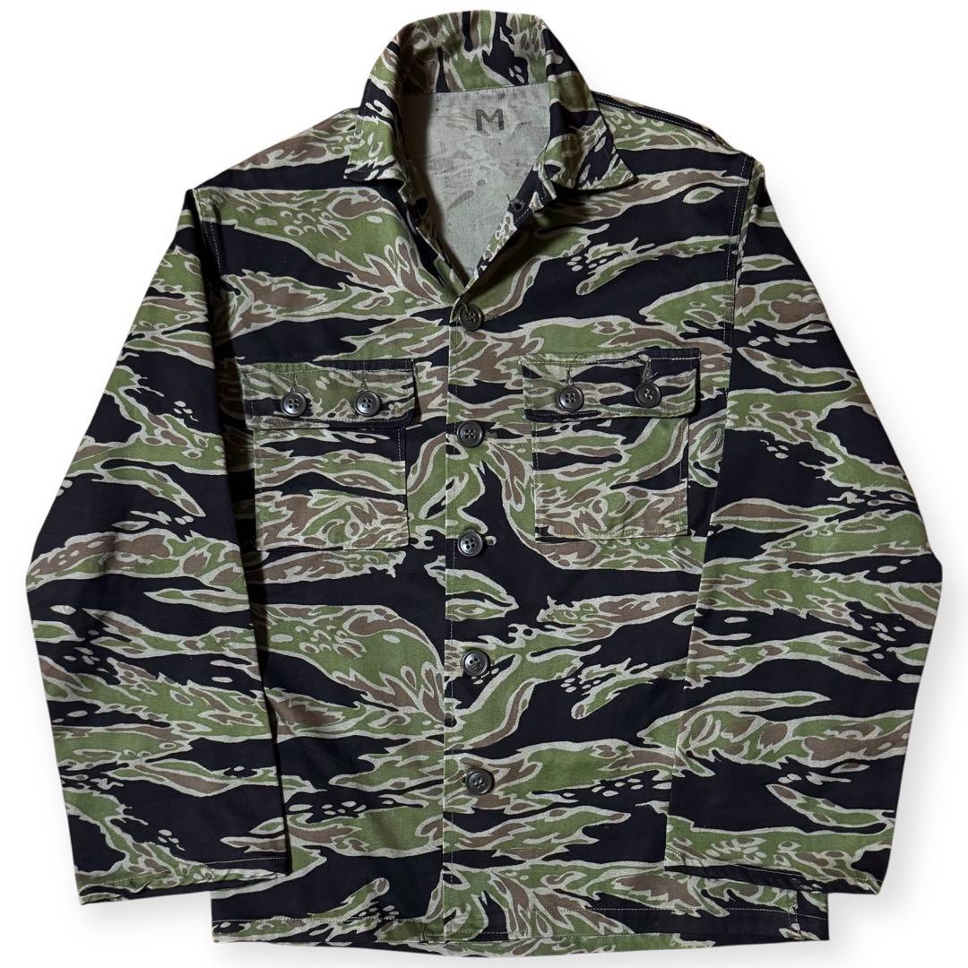1960s US ARMY vietnam tiger stripe shirt