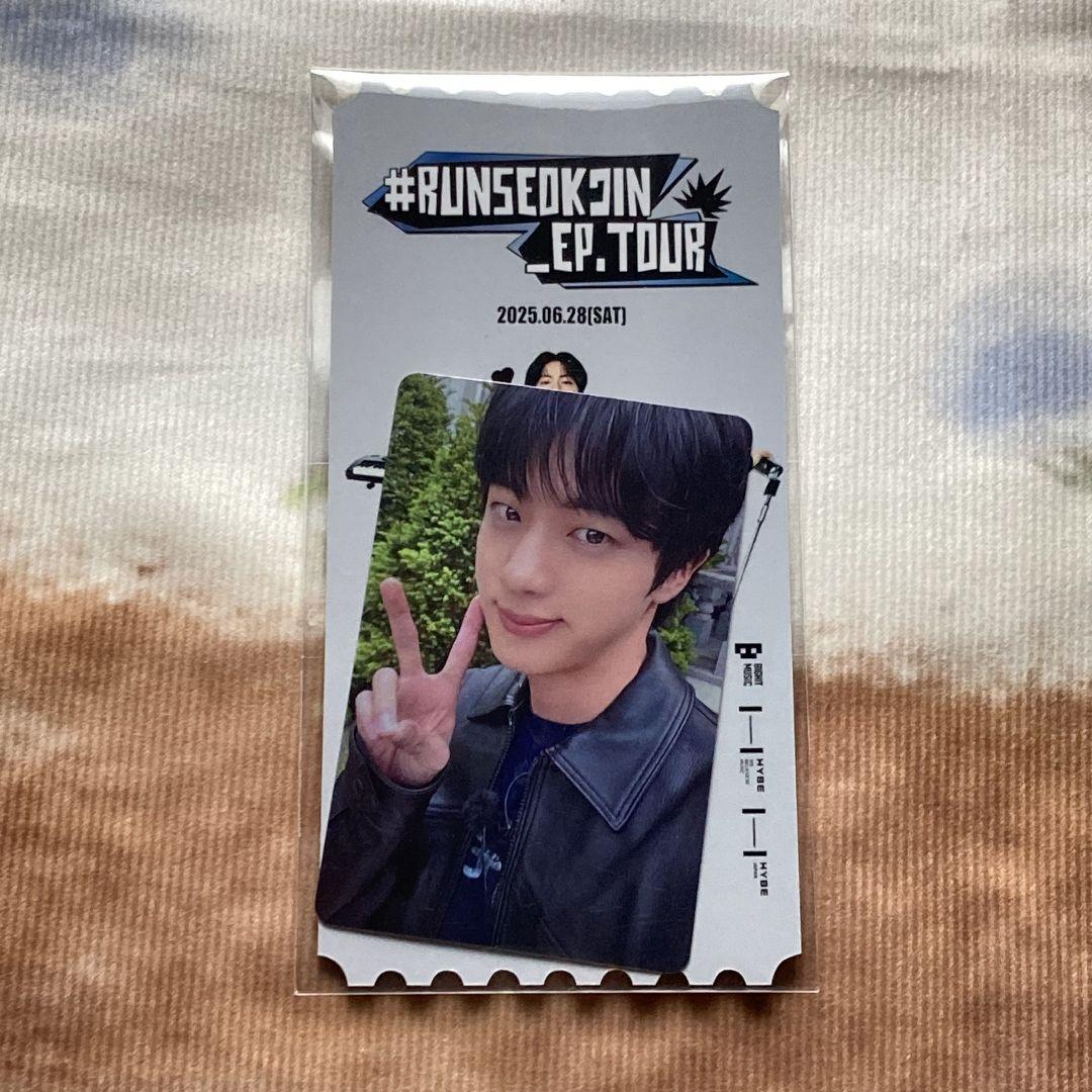 ジンRUNSEOKJIN_EP.TOUR in GOYANG 6/29トレカ2種 RUNSEOKJIN_EP.TOUR in GOYANG」スペシャルテーマカード登場