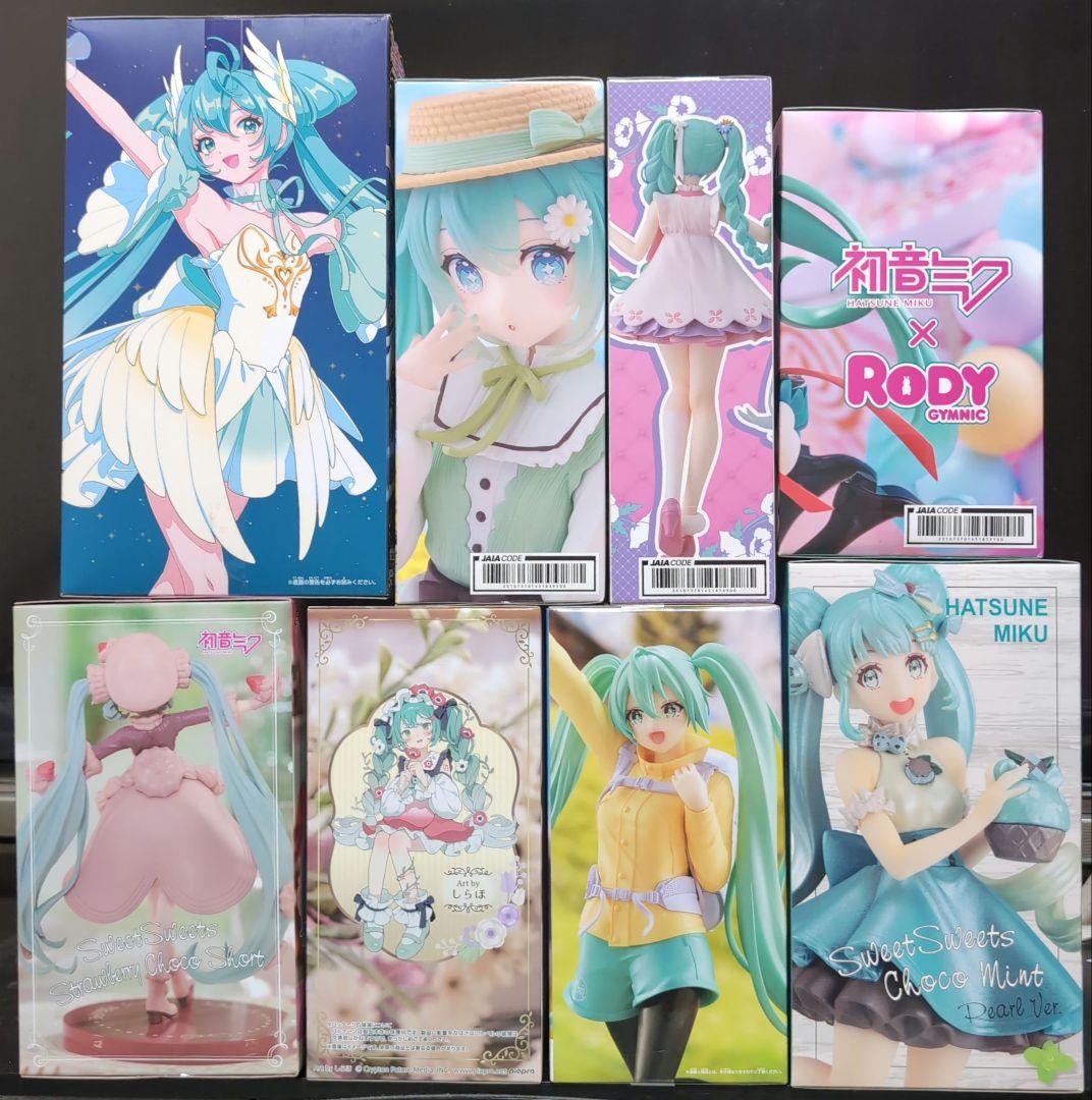 新品未開封 初音ミク フィギュア 8体セット 初音ミク プライズフィギュア 8体セット - メルカリ
