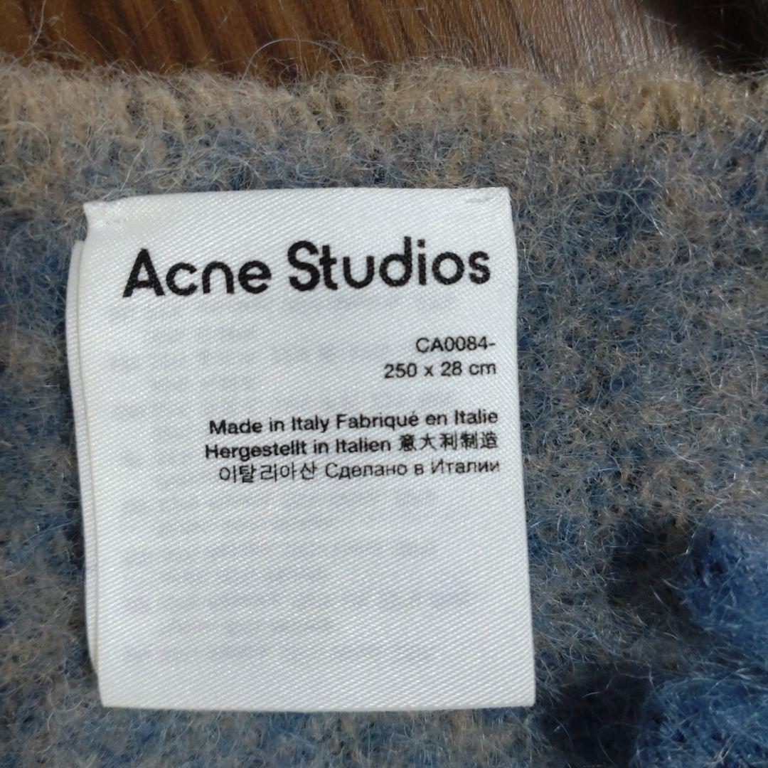 Acne Studios チェック柄マフラー 250 x 28 cm